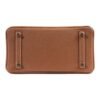 Hermès Birkin 25 with gold-plated hardware, fully hand-stitched togo