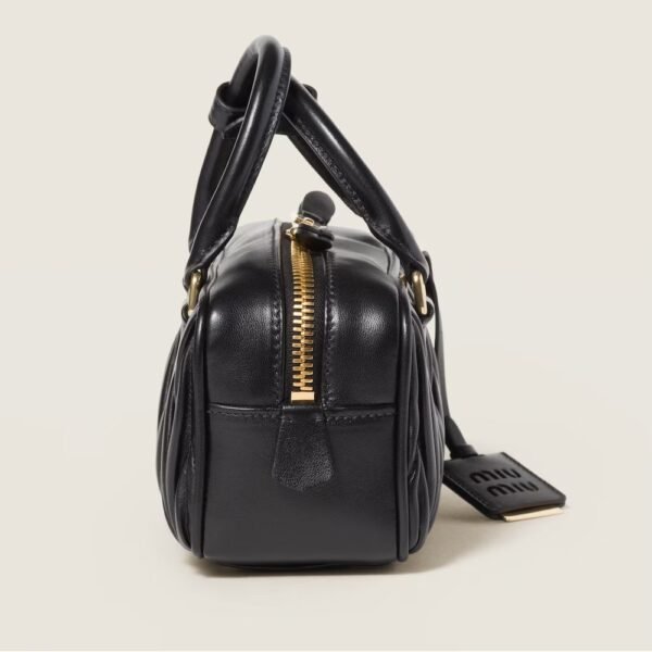 Arcadie Matelassé Small Soft Lamb Leather Handbag