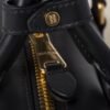Arcadie Leather Small Handbag Black