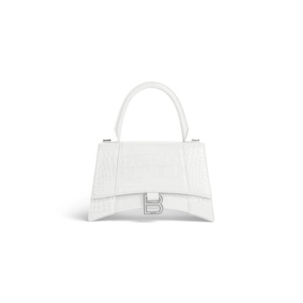 HOURGLASS Crocodile embossed small handbag