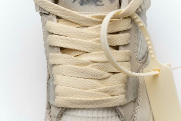 OFF White x Air Jordan 4 Retro Sail  CV9388-100  (Best Quality)