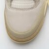 OFF White x Air Jordan 4 Retro Sail  CV9388-100  (Best Quality)