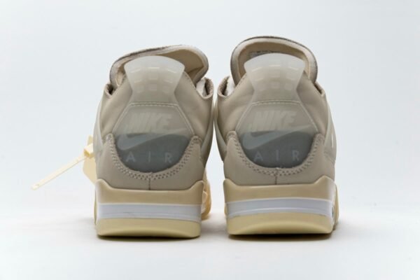 OFF White x Air Jordan 4 Retro Sail  CV9388-100  (Best Quality)