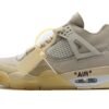 OFF White x Air Jordan 4 Retro Sail  CV9388-100  (Best Quality)