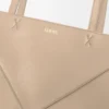 Medium Puzzle Fold tote in shiny calfskin