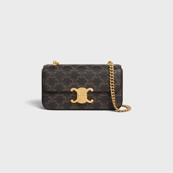 1a775a0d3cd9b57d2adcf9a1f25f784d.webp CHAIN SHOULDER BAG CLAUDE IN TRIOMPHE CANVAS