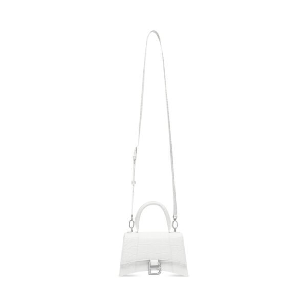 HOURGLASS plus small crocodile embossed handbag