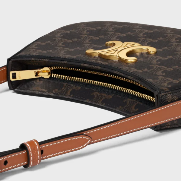 MEDIUM TILLY BAG IN TRIOMPHE CANVAS AND CALFSKIN