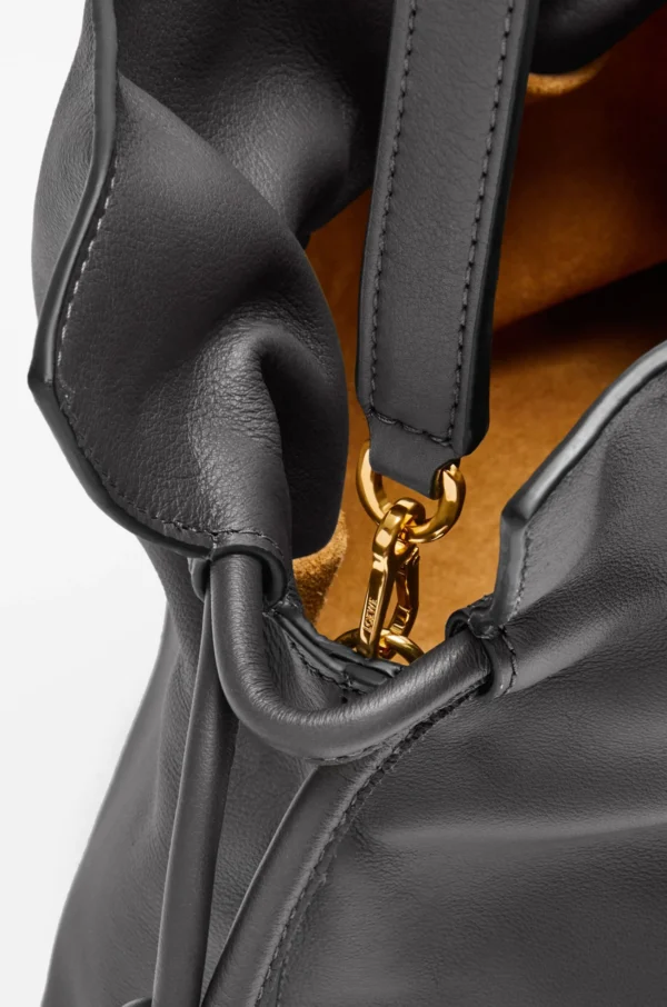 Medium Flamenco clutch in nappa calfskin