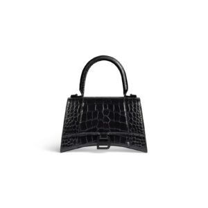 HOURGLASS Small Embossed Tote Bag