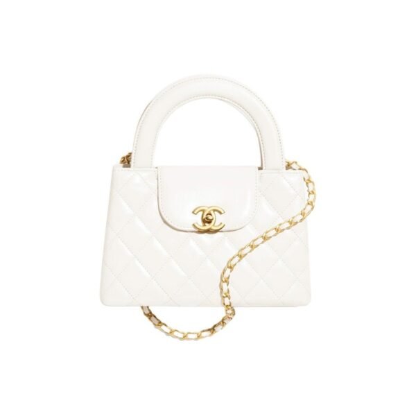 CHANEL MINI SHOPPING BAG WHITE