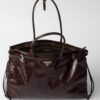 Prada Bonnie Oversized Leather Handbag