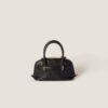 Mini Handbag in Aventure Nappa Leather Black
