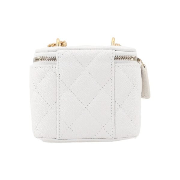 CHANEL 23P LIPSTICK BOX WITH CHAIN WHITE