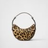 Prada Arqué printed leather shoulder bag