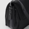 Medium-sized padded Re-Nylon shoulder bag