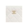 CHANEL 23C POUCH EVENING BAG WHITE