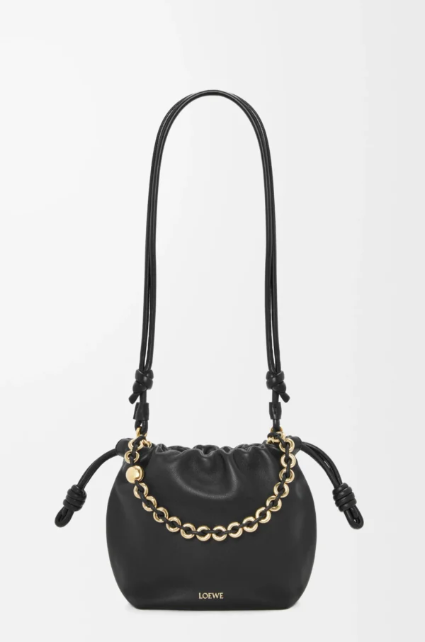 Mini Flamenco purse in mellow nappa lambskin