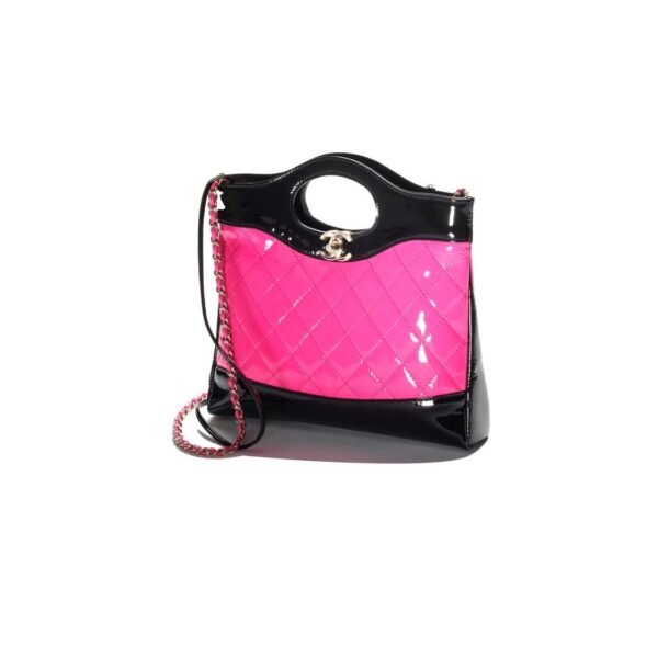 CHANEL 31 MINI SHOPPING BAG PATENT CALFSKIN