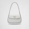 Prada Cleo Small Gloss Leather Flip Shoulder Bag