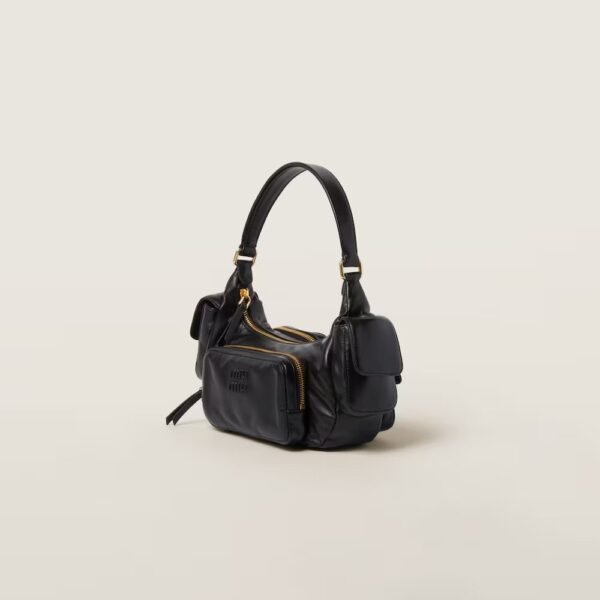 Soft Lamb Nappa Pouch Black