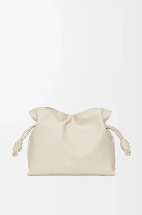 Medium Flamenco clutch in nappa calfskin