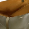 Medium Puzzle Fold tote in shiny calfskin