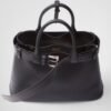 Prada Buckle Small Leather Band Handbag