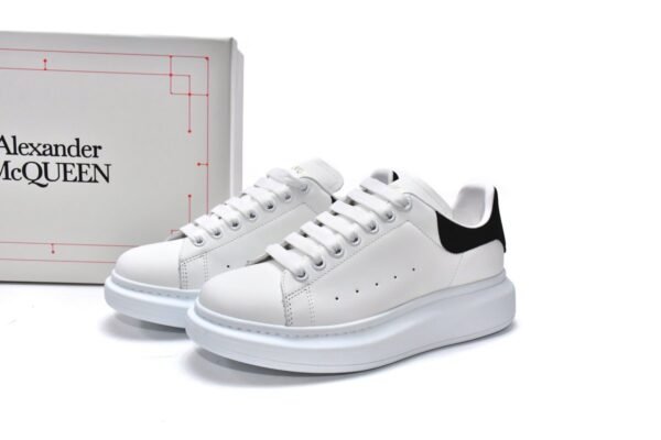 Alexander McQueen Sneaker White Black  462214 WHGP7 9001