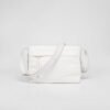 Small-filled Re-Nylon shoulder bag white