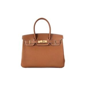 Hermès Birkin 25 with gold-plated hardware, fully hand-stitched togo