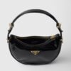 Prada Arqué Naplak Painted Leather Shoulder Bag