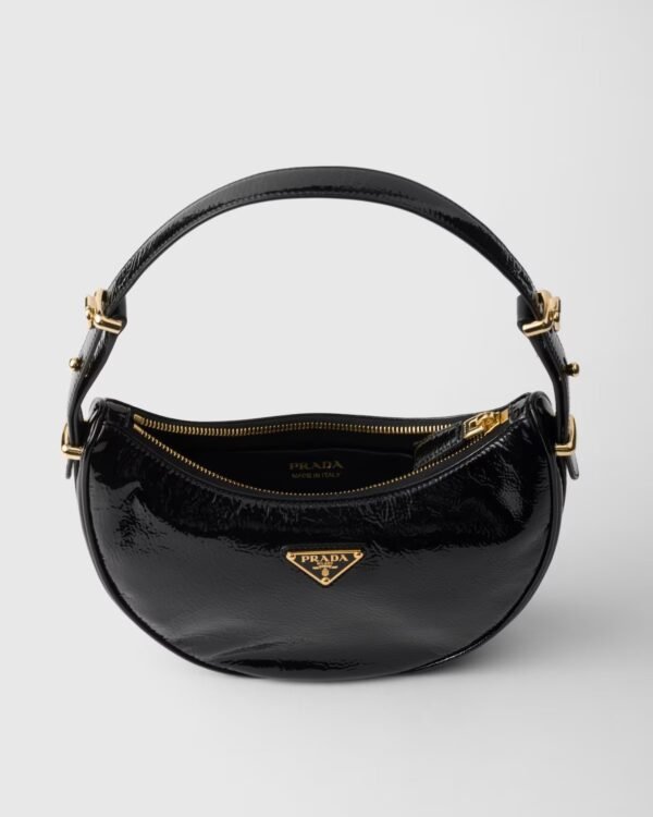 Prada Arqué Naplak Painted Leather Shoulder Bag