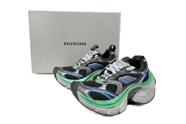 Balenciaga 10 XL Black Blue Green 784342 W2MV2 1143