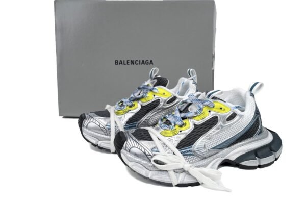 Balenciaga 3XL  White Silver Black Blue 734731 W3XL5 9047