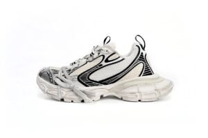 Balenciaga 3XL Silver Rice White Black 542229 W1RB5 0352