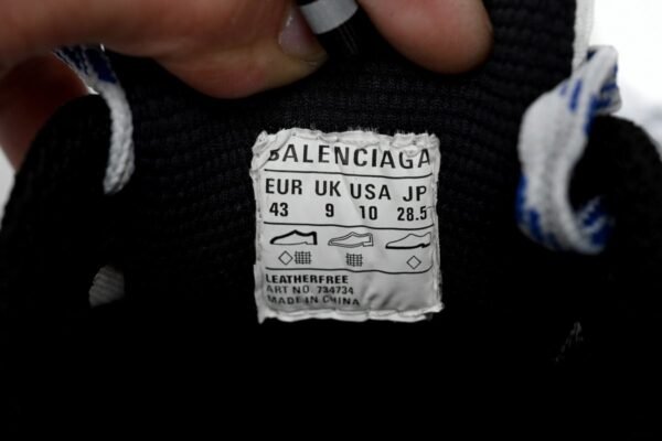 Balenciaga 3XL  Black And White Blue 734734W3RB7 0226