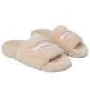 Balenciaga Furry Slide Beige 654261W2DO19796