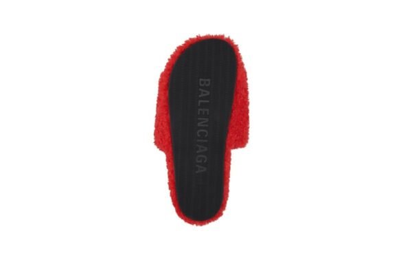 Balenciaga Furry Slide Red White 654261W2DO16596
