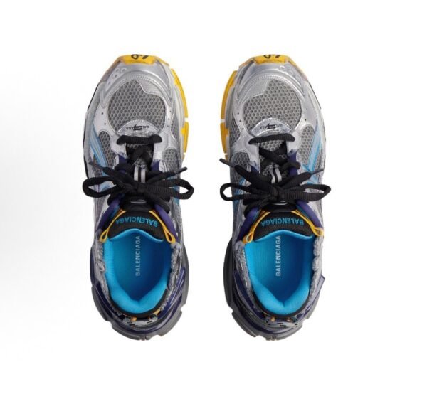Balenciaga Runner Grey Blue Orange Aqua  772774W3RMU1474
