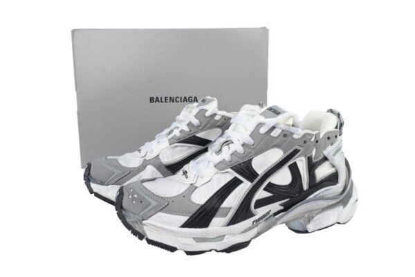 Balenciaga Runner Sneaker 'Grey White Black' 772774 W3RNY 9012