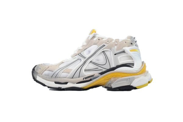 Balenciaga Runner Sneaker 'White Yellow' 772767 W3RNY 9170