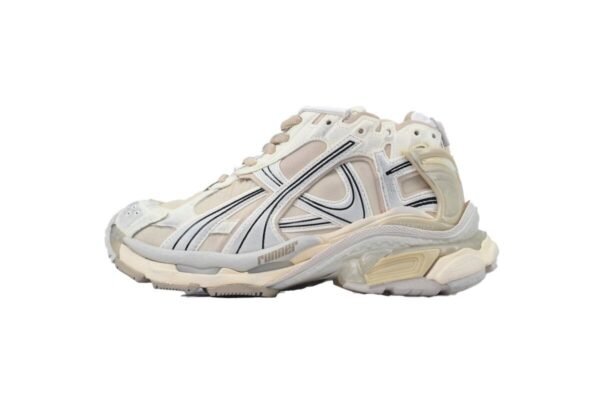 Balenciaga Runner Sneaker White Brown 772767 W3RNY 1205