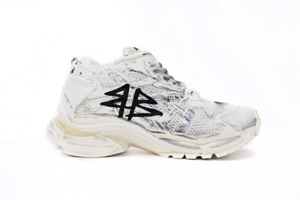 Balenciaga Runner White And Black Characters