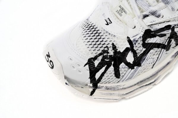 Balenciaga Runner White And Black Characters