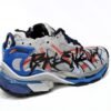 Balenciaga Runner White And Blue Printing 677402 W3RB6 1264