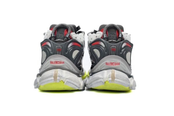 Balenciaga Runner White Black and Red 677402 W3RB2 9167