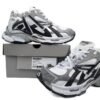 Balenciaga Runner White Black Gray 677402 W3RB2 9012