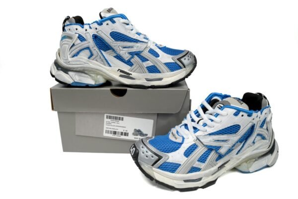 Balenciaga Runner White Blue