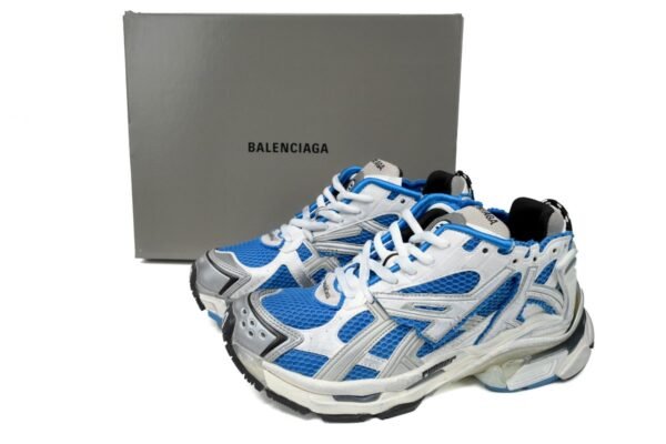 Balenciaga Runner White Blue